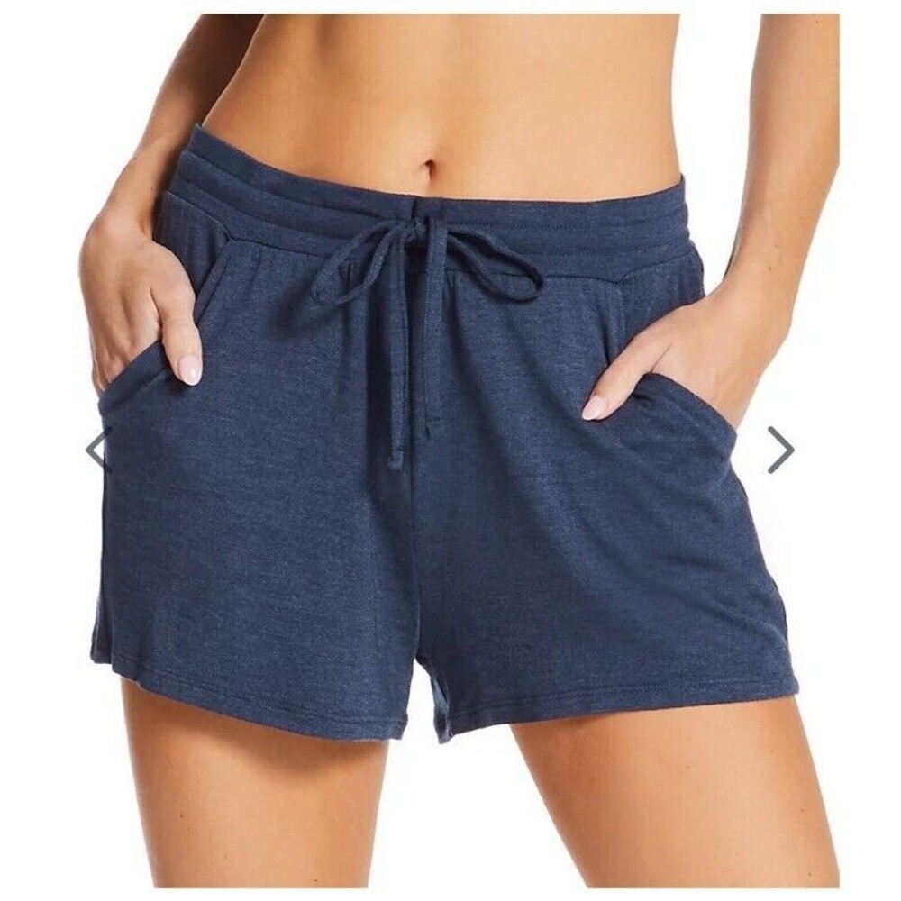 Tommy John Womens Second Skin Lounge Shorts Dress Blues Heather Size Small S